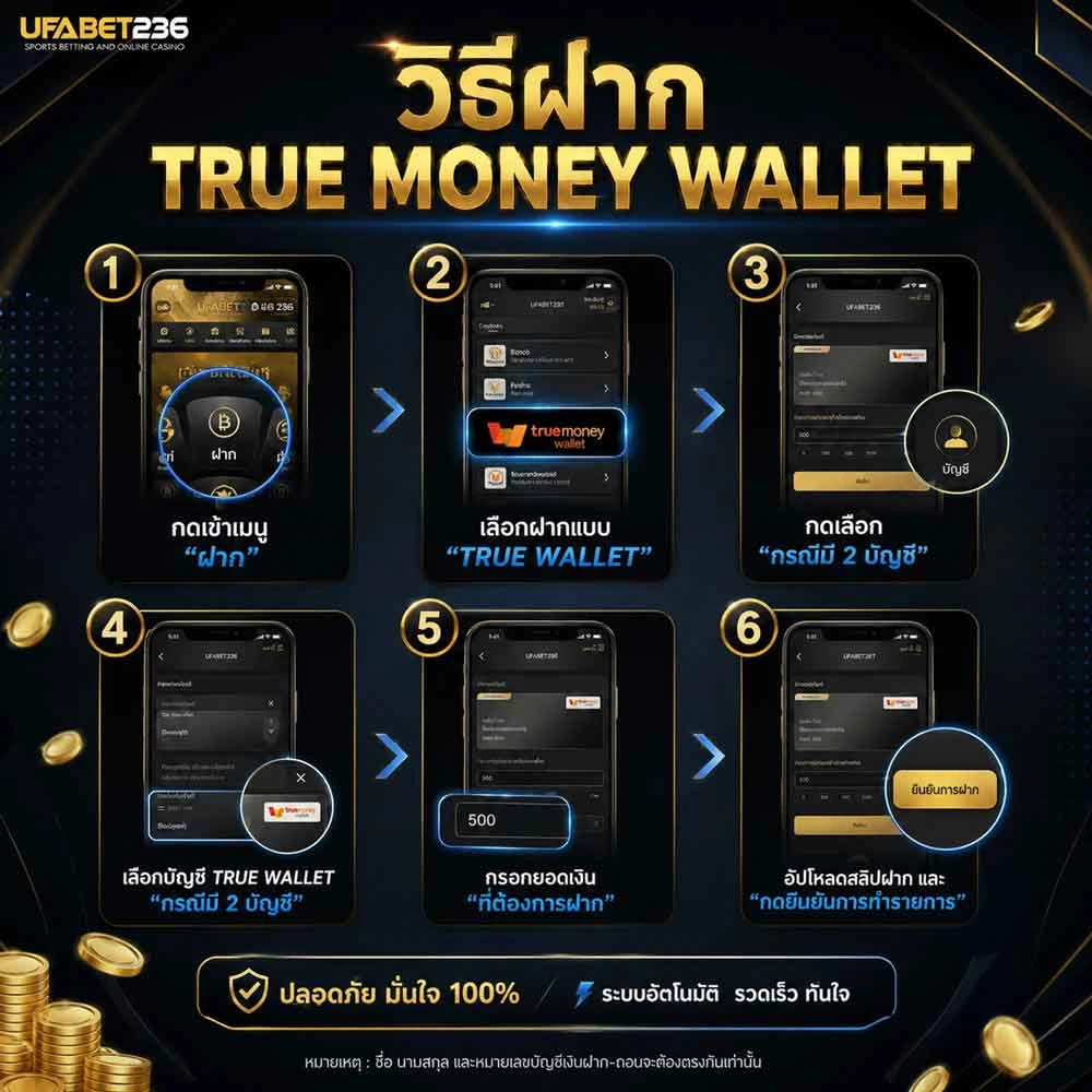 ฝากเงิน true wallet