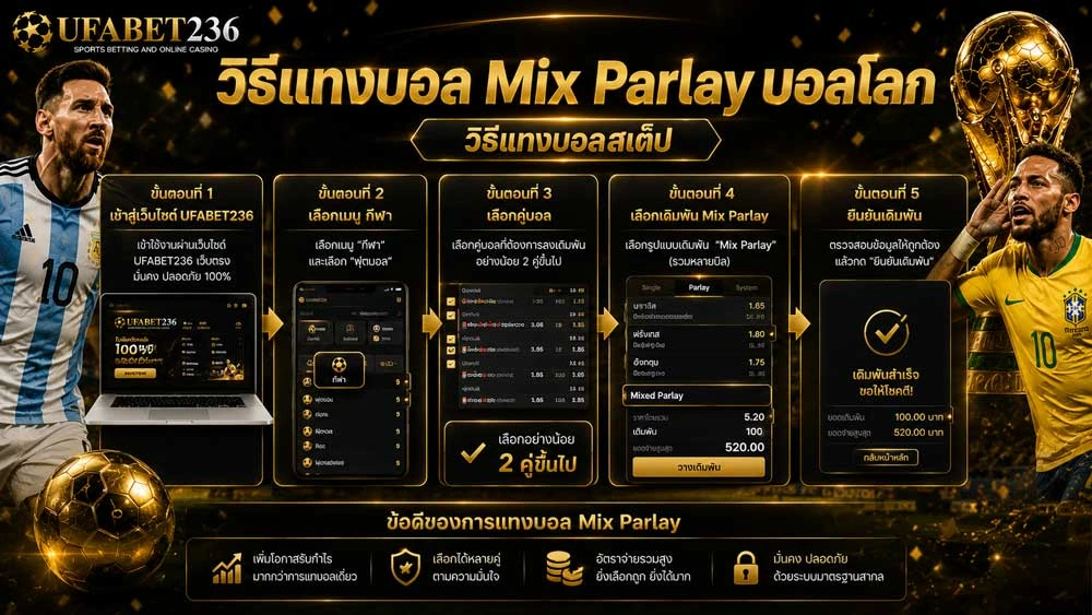 วิธีแทงบอล Mix-Parlay