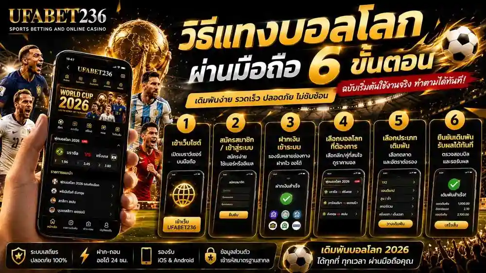 วิธีแทงบอลโลก 2026