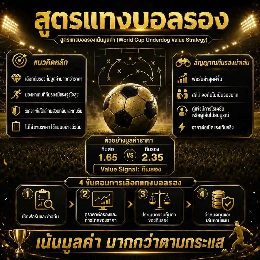 สูตรแทงบอลรอง